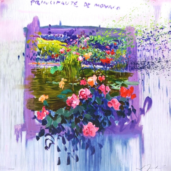 ホアキン・トレンツ・リャドの絵画作品　タイトルは、プリンシパードの薔薇